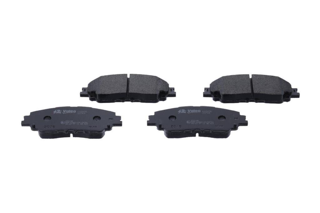 Jeu de 4 plaquettes de frein VALEO ref. 610476